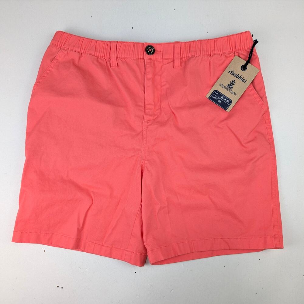 Chubbies Boys XL The New Englands Shorts Coral Pink